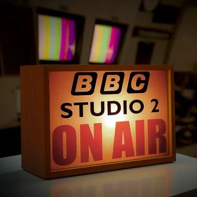 Retro style BBC On Air Lightbox image 1
